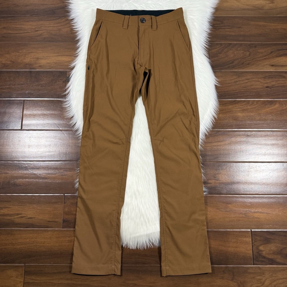 Prana Men's Size 28 x 32 Brown Alameda Slim Fit Hiking Pants